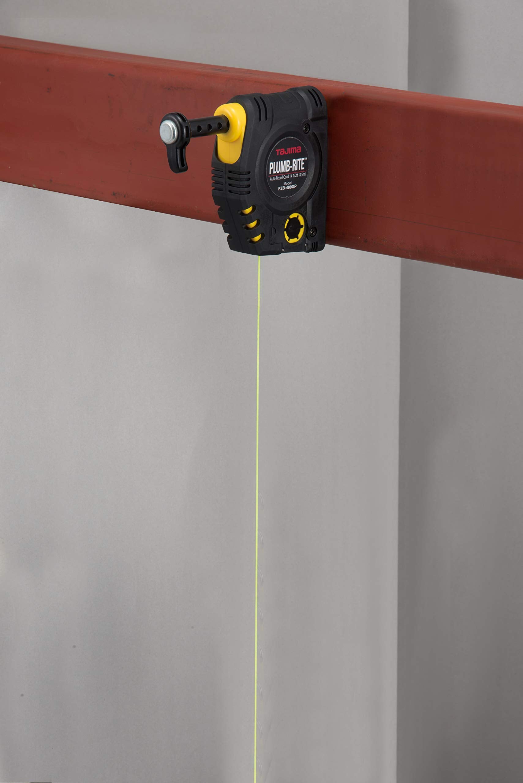 Tajima Plumb-Rite non-slip grip ensures secure handling in tight workspaces.