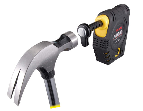 Tajima Plumb-Rite self-retracting line keeps tools tidy and measurements consistent.