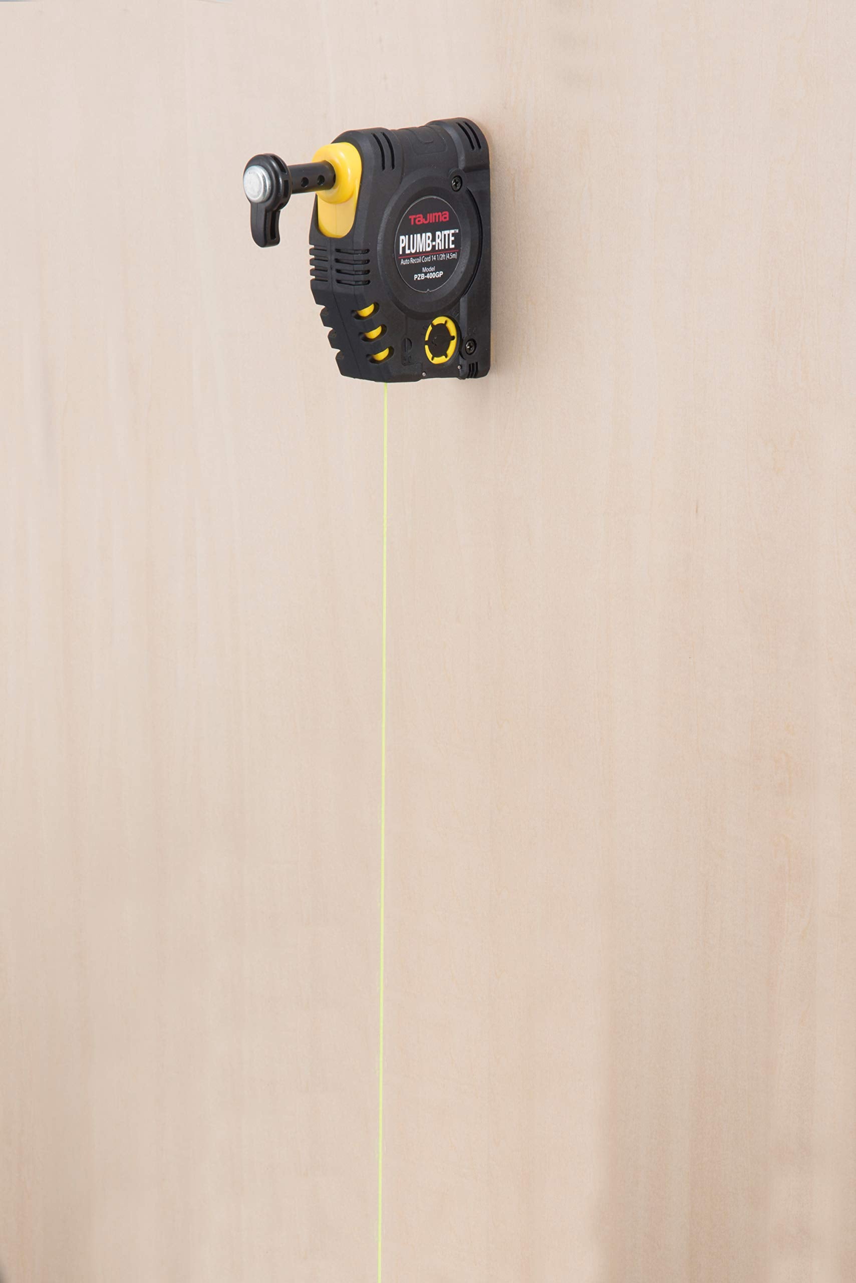 Tajima Plumb-Rite steel-reinforced pin striker boosts durability during use.