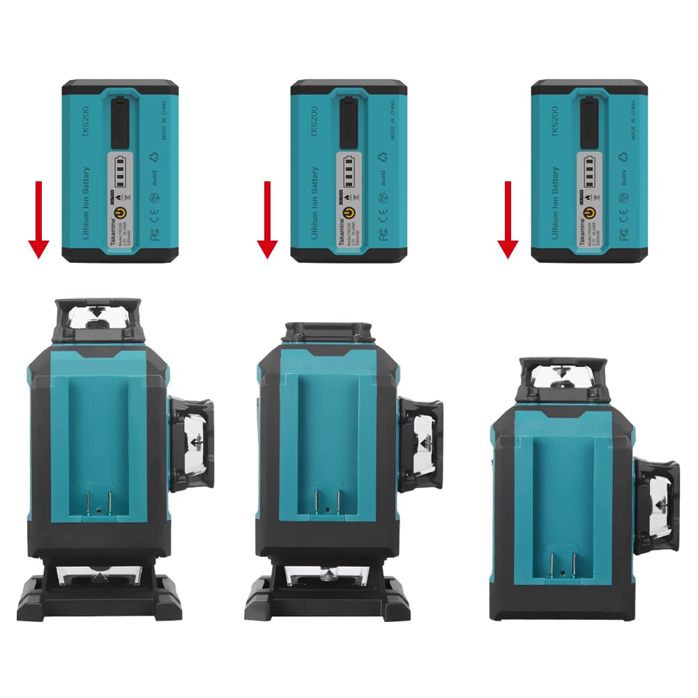 Takamine TK5200 battery 5200mAh capacity supports longer operation on site.