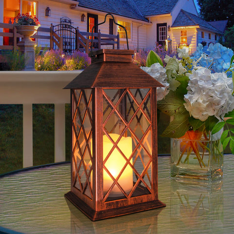 TAKE ME garden path lantern lighting along a walkway.