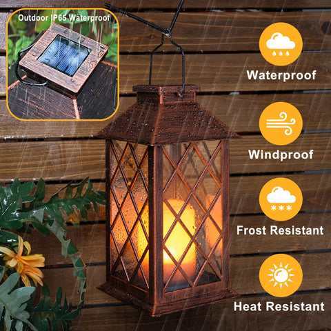 TAKE ME waterproof outdoor lantern designed for garden and porch use.