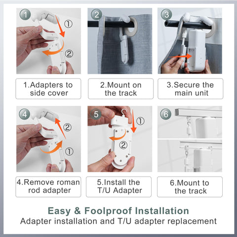 Takkicept clip-on installation demonstrating no tools required