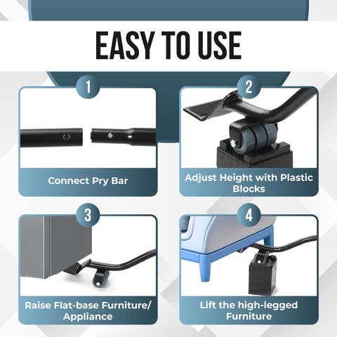 Talime height-adjustable blocks extend from 1.37 to 4.1 inches.