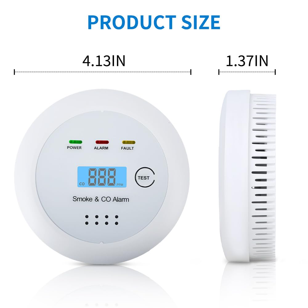 TALLPOWER red LED indicator confirms active alarm status.