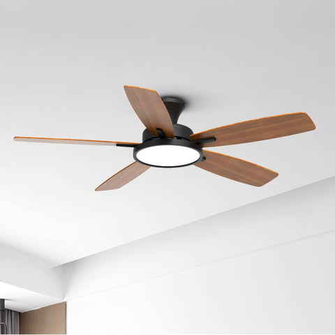 TALOYA 52-inch fan with light and remote in a dimmable, energy-saving setup