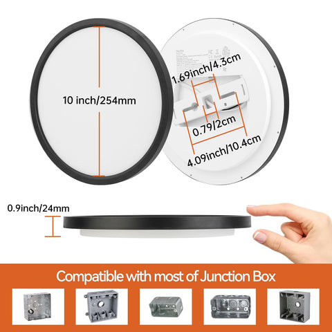 TALOYA LED ceiling light with 5 CCT settings for ambiance and tasks