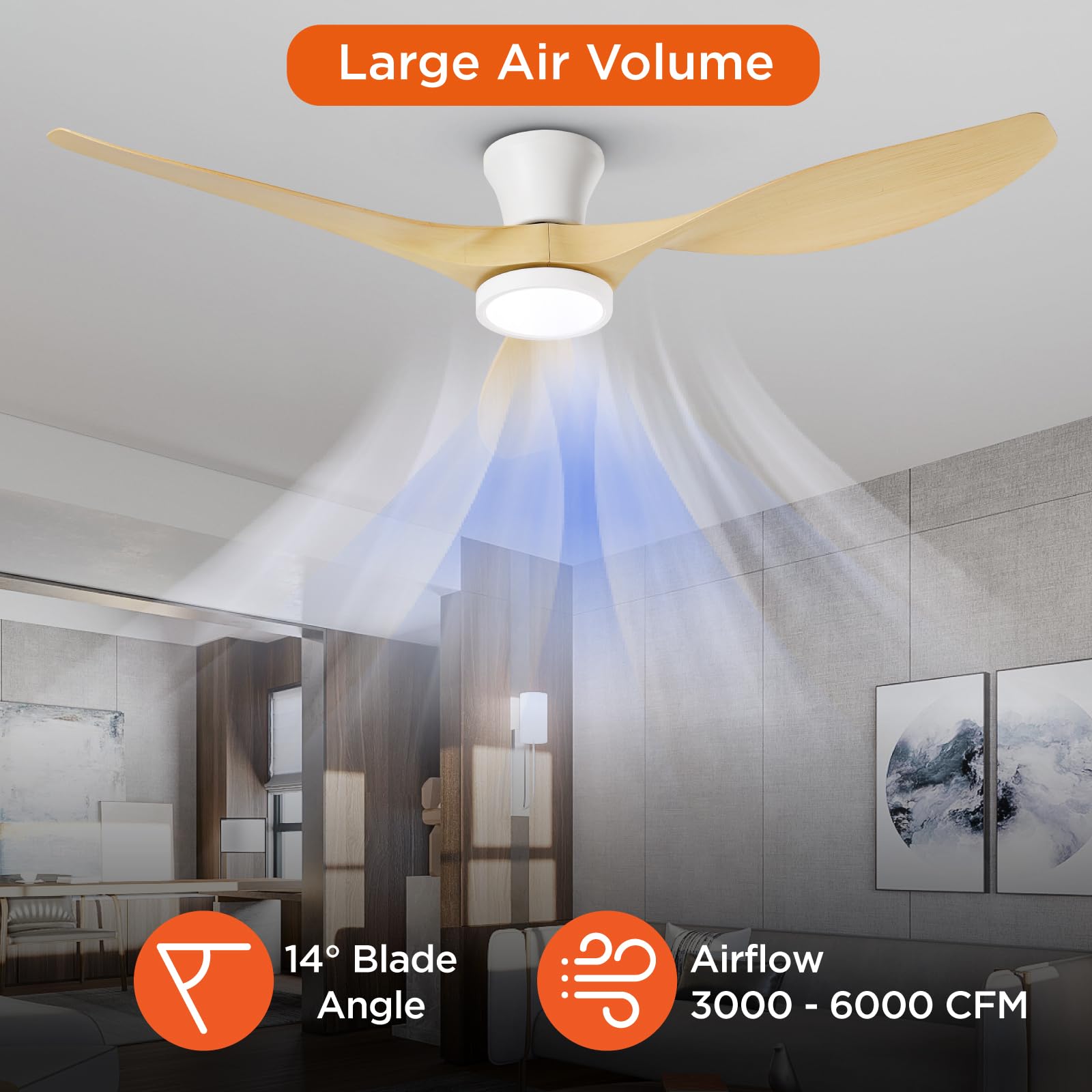 Taloya ABS blades emphasize durability and efficient airflow
