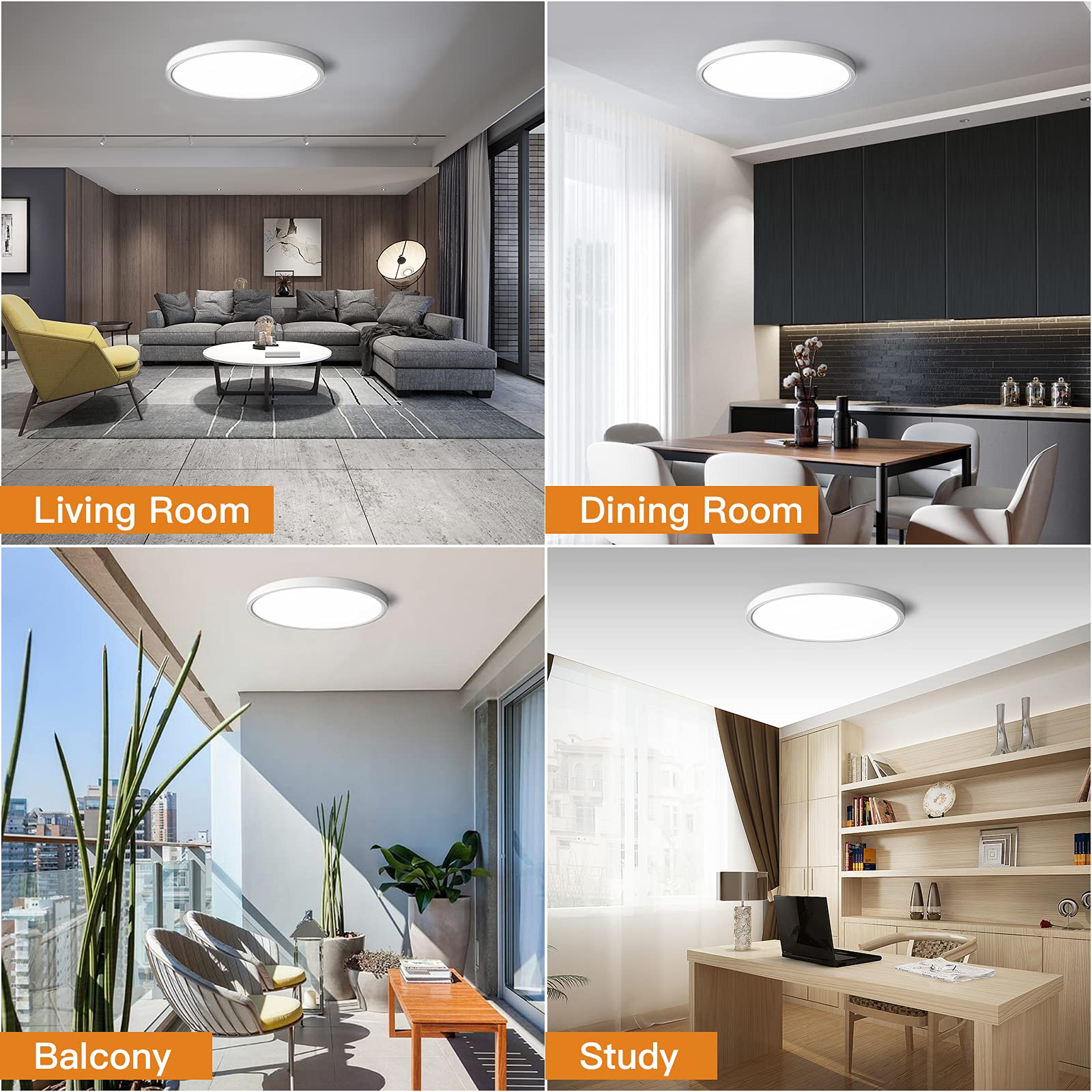 Taloya suitable for bedrooms, kitchens, and living rooms with adjustable brightness