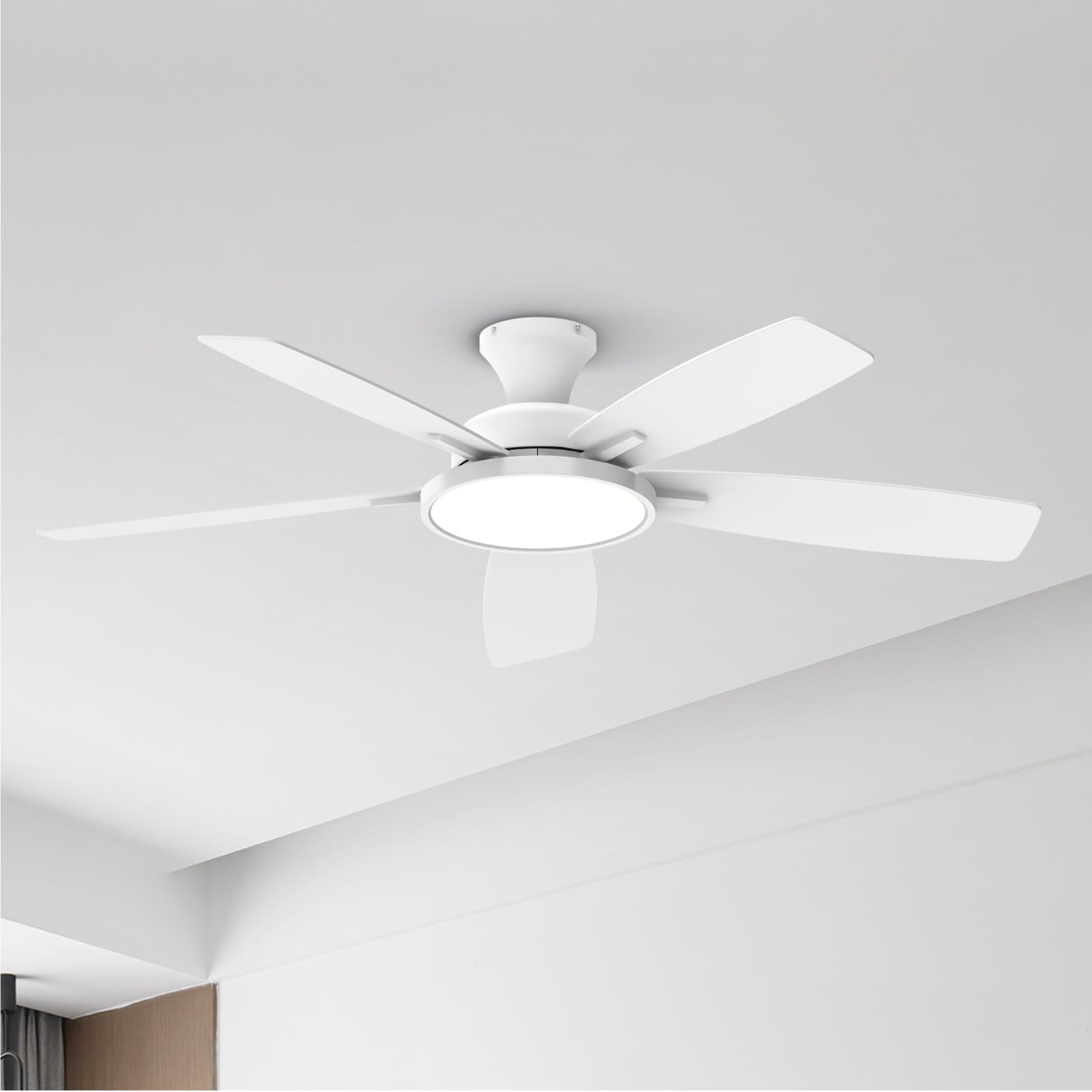 TALOYA ceiling fan lights remote-control allows easy adjustments from anywhere in the room.