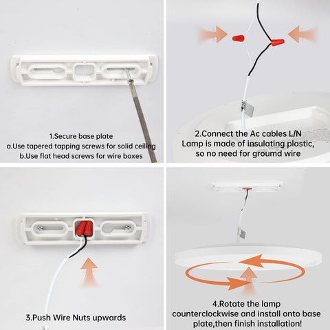 Taloya easy-installation with a universal junction box base for quick setup