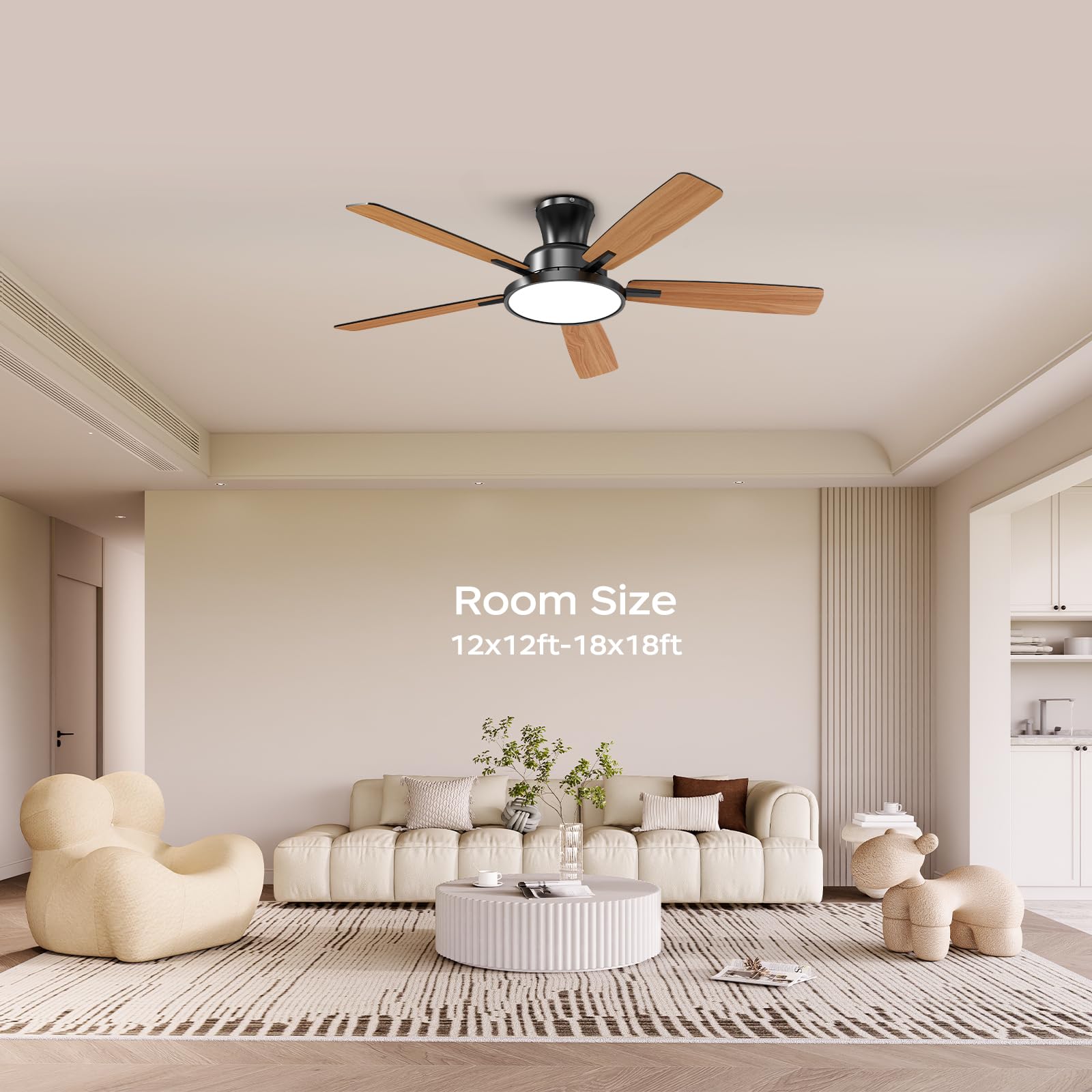 TALOYA suitable for indoor spaces and covered patios.
