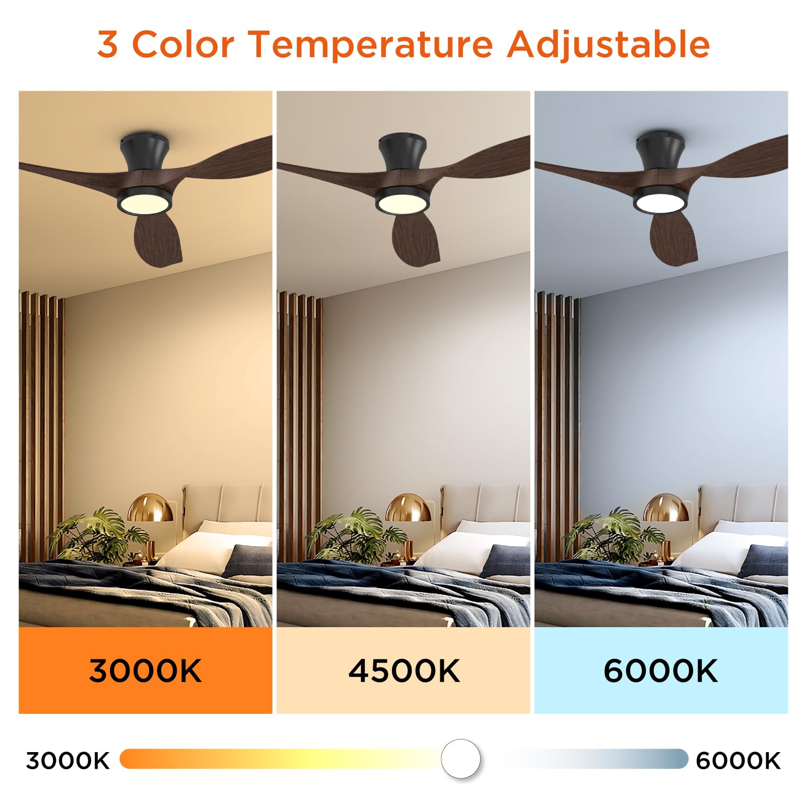 TALOYA quiet DC motor delivers near-silent operation for bedrooms.