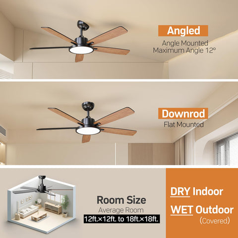 TALOYA remote-control keeps fan speeds and lighting at your fingertips.