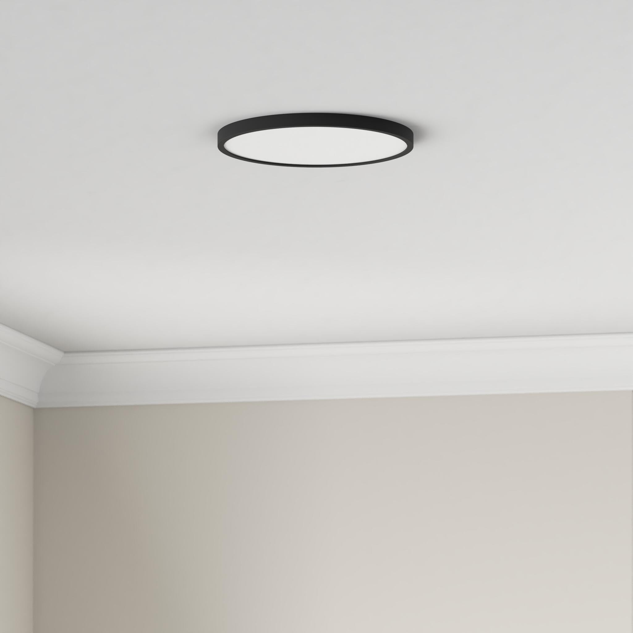 TALOYA LED ceiling light with side-lighting for even illumination