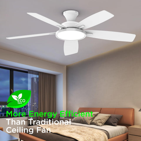 TALOYA six-speeds-ceiling-fan offers customizable airflow.
