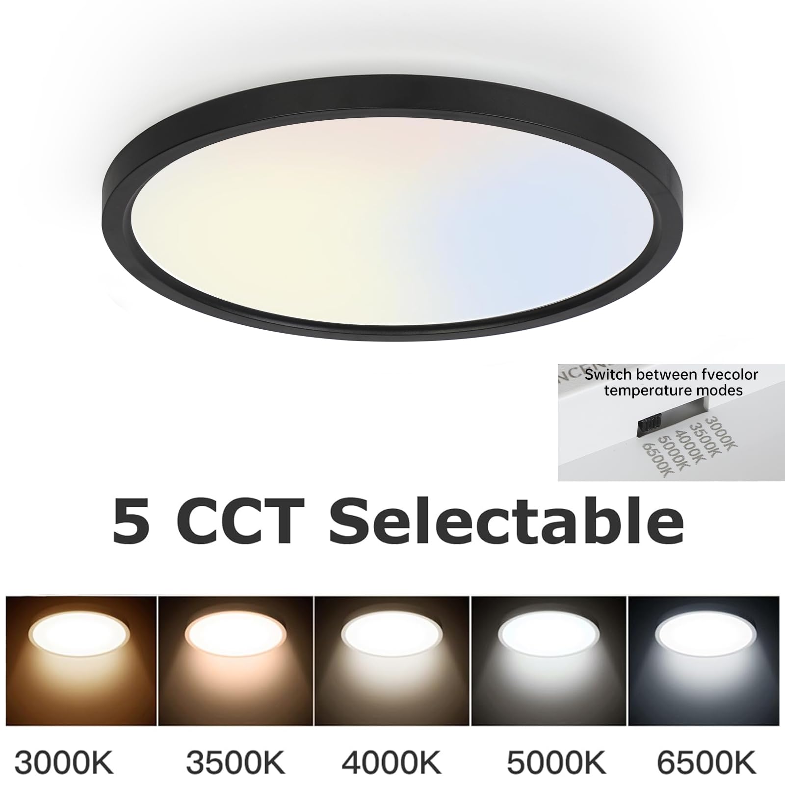 TALOYA slim profile low-profile LED ceiling light for low ceilings
