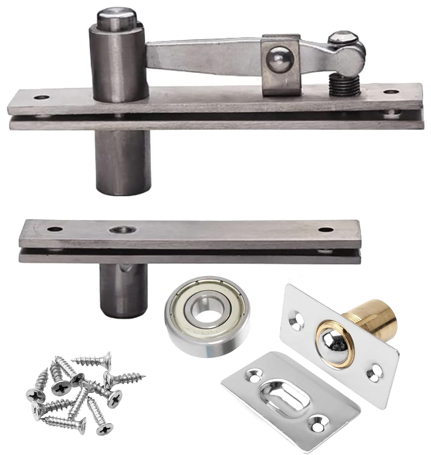 TamBee heavy-duty pivot hinge supports up to 300lbs for hidden doors
