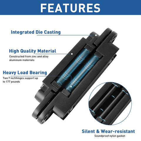 TamBee hidden door hinge rust-resistant materials for durable use in all conditions
