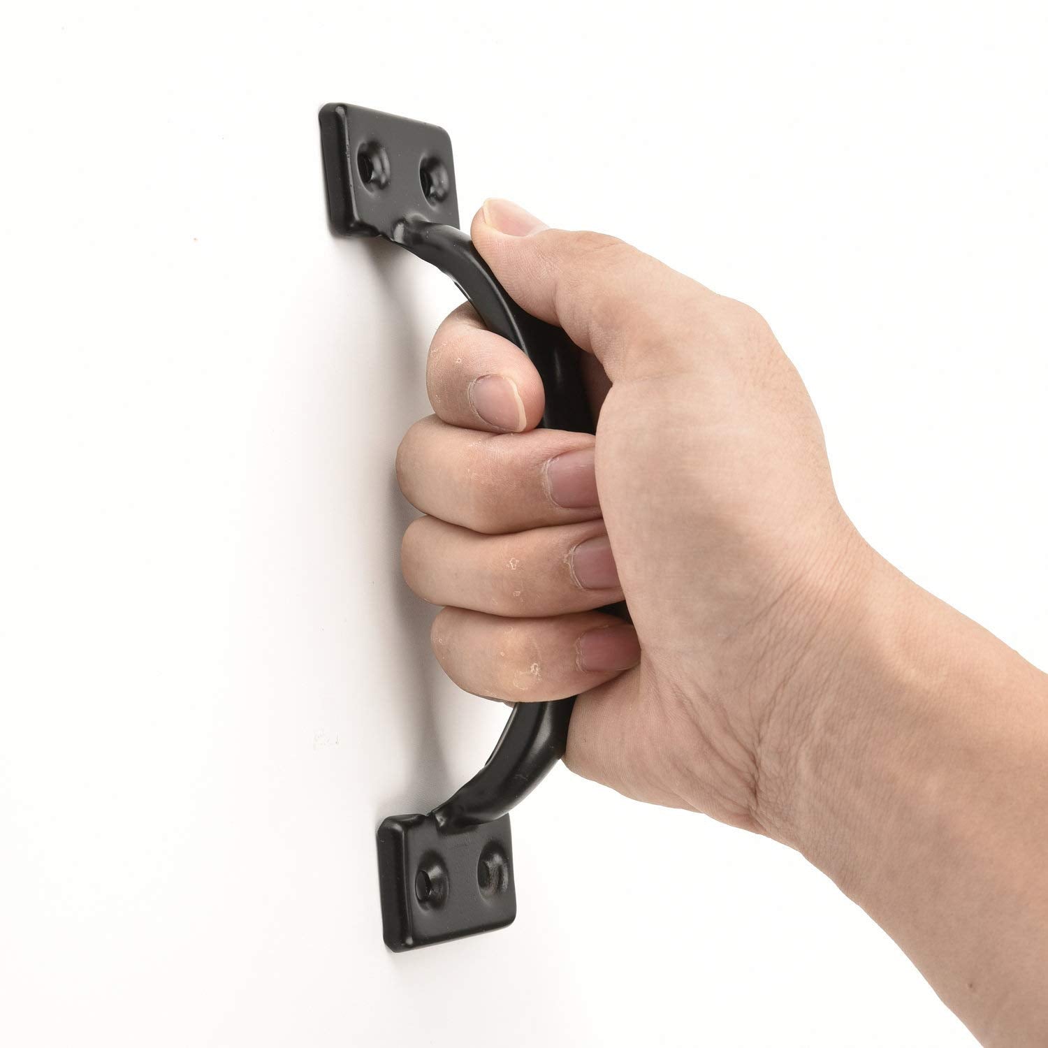 TamBee modern black gate handle design adds style to outdoor furniture and shed doors