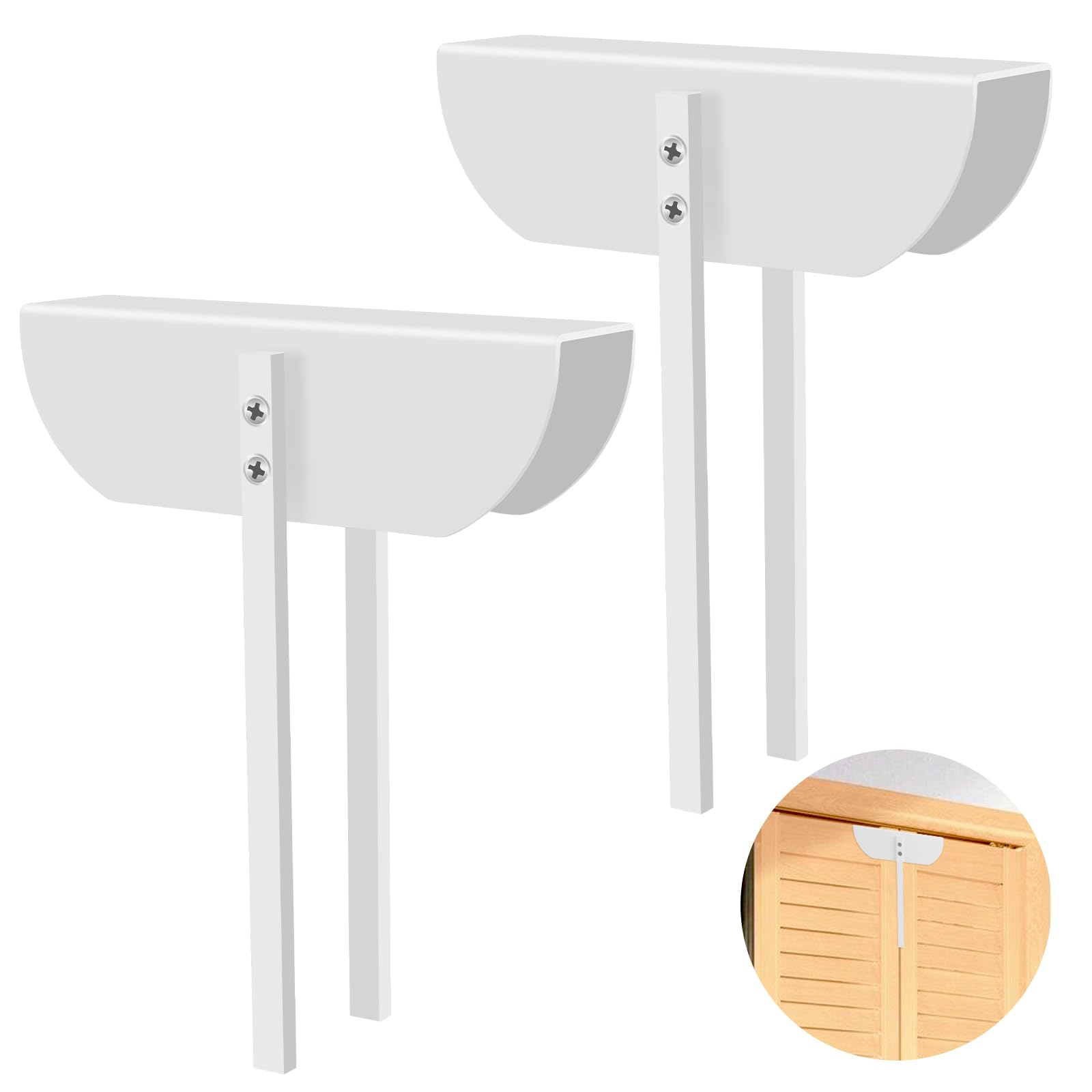 TAMIDN Bifold Door Lock main view securing bi-fold pantry doors to prevent toddler access