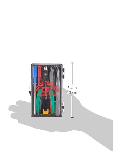 Tamiya TAM74016 unpacked contents offer essentials for model making and crafts.