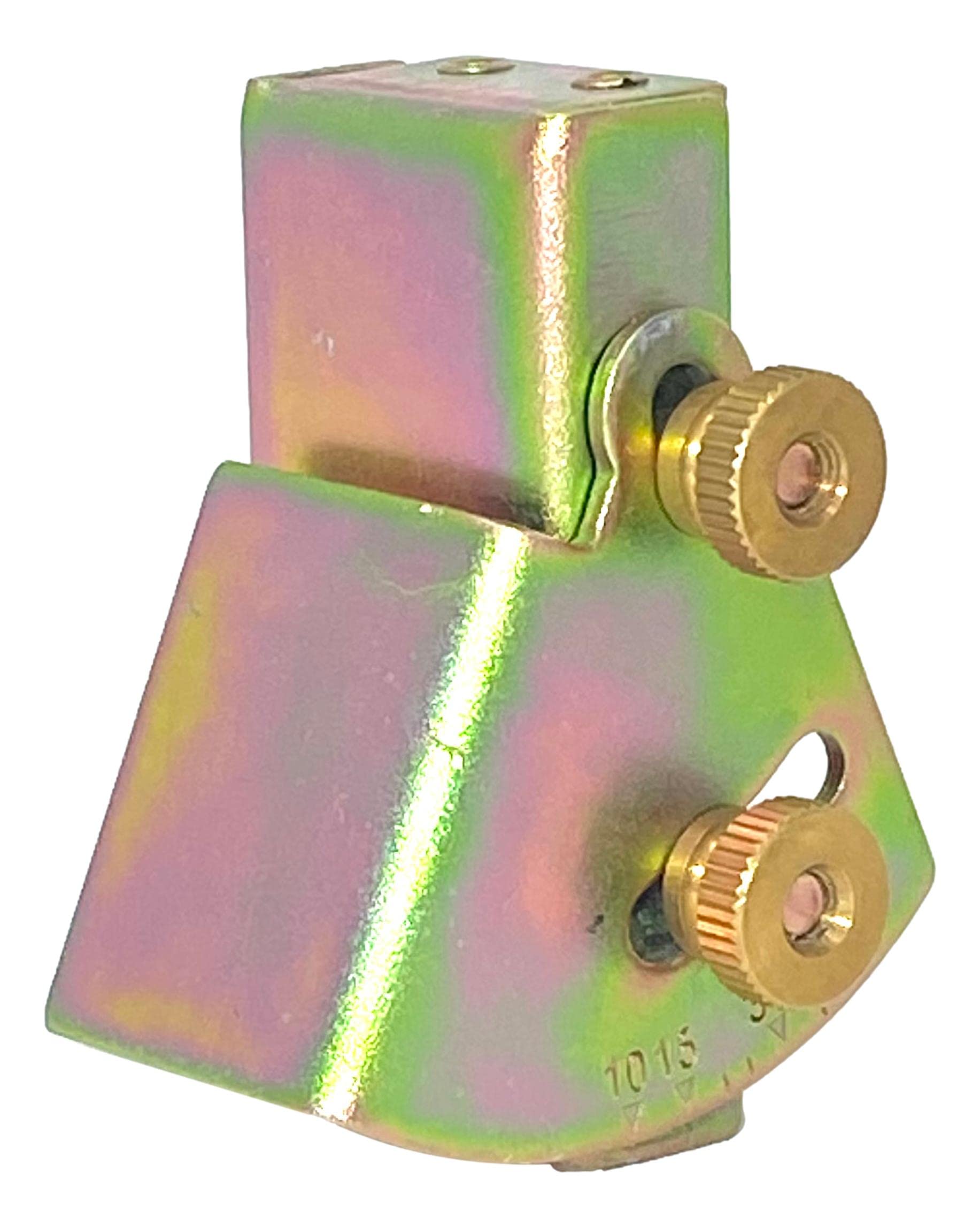 Tamrod knife sharpening angle guide mounted for edge-leading precision