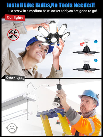 Tanbaby two-pack provides ample brightness with flexible placement options.