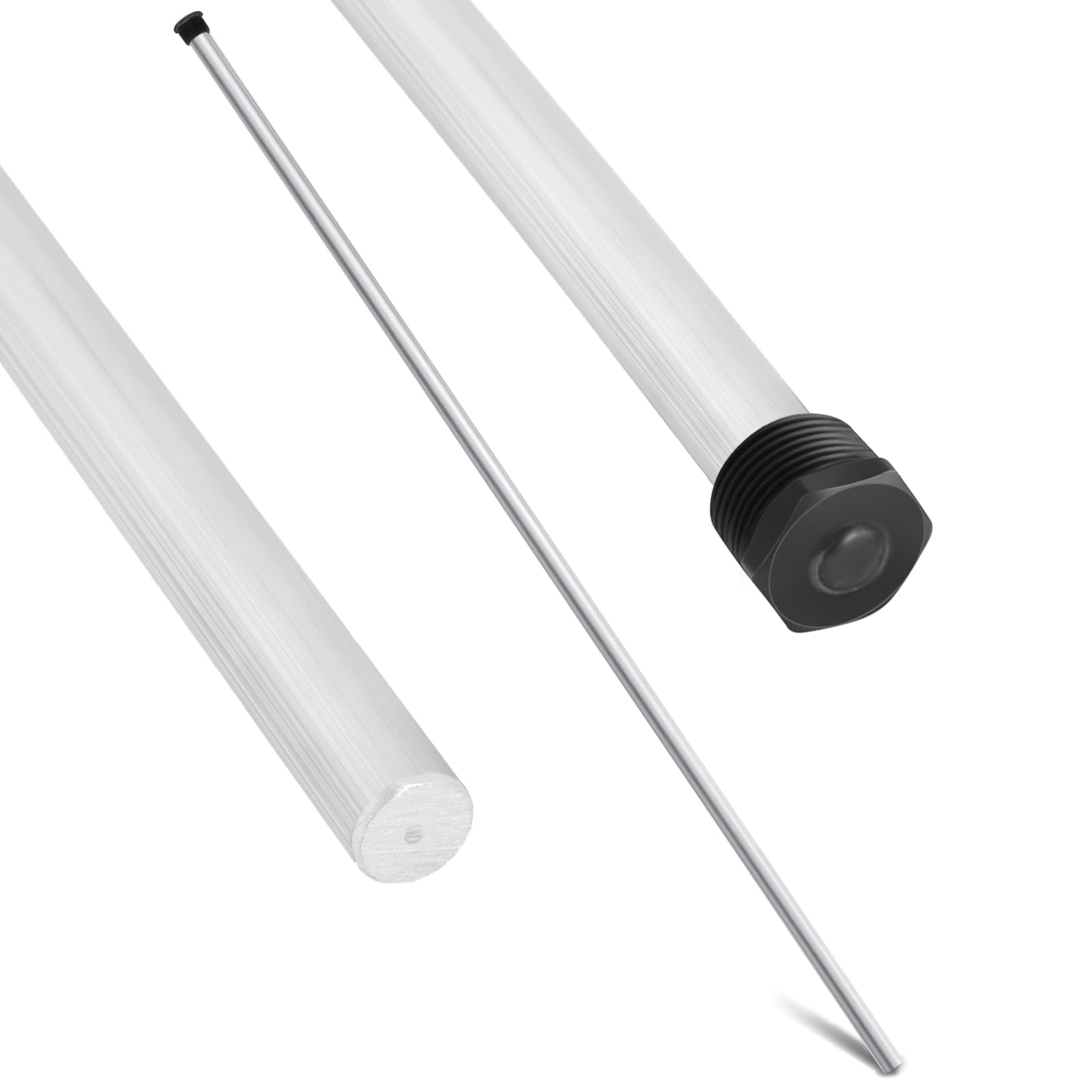 Tandefio anode rod 44-inch length provides durable protection for hot water heaters against tank corrosion.