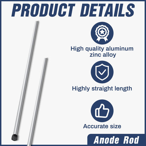 Tandefio packaging shows replacement kit and broad Rheem/A.O. Smith compatibility.