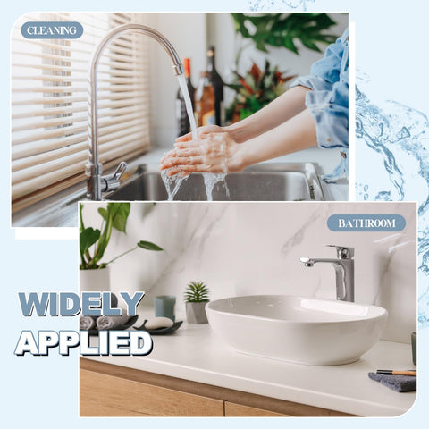 Tandefio compact 8.5-inch length fits many bathroom layouts