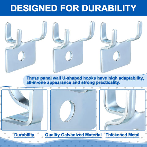 Tandefio galvanized hook closeup highlighting rust resistance.