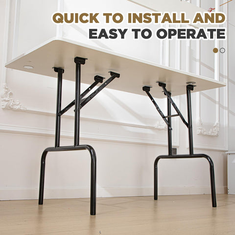 Foldable design shown for easy storage when not in use.