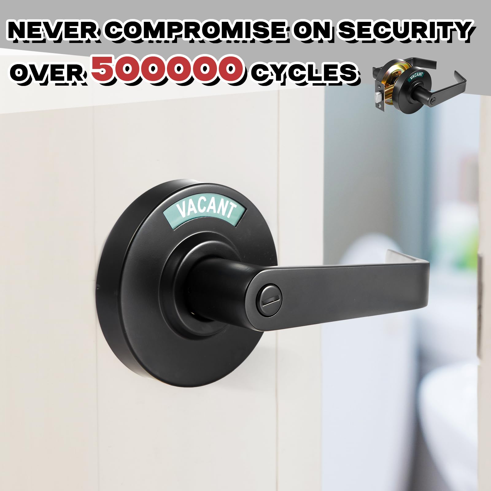 Tandefio indicator visibility up to 55 feet in busy restrooms