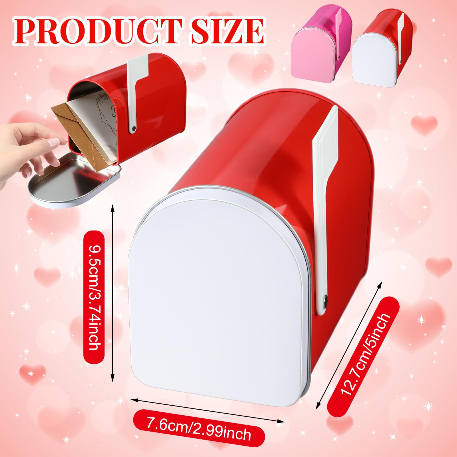 Tandefio classroom prize supply mailbox used as decorative gift container.