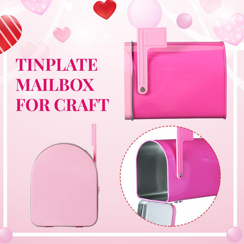 Tandefio Valentine mailbox with swinging flag for interactive notes.