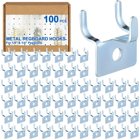 Tandefio pegboard hooks on wall display securely hold frames.