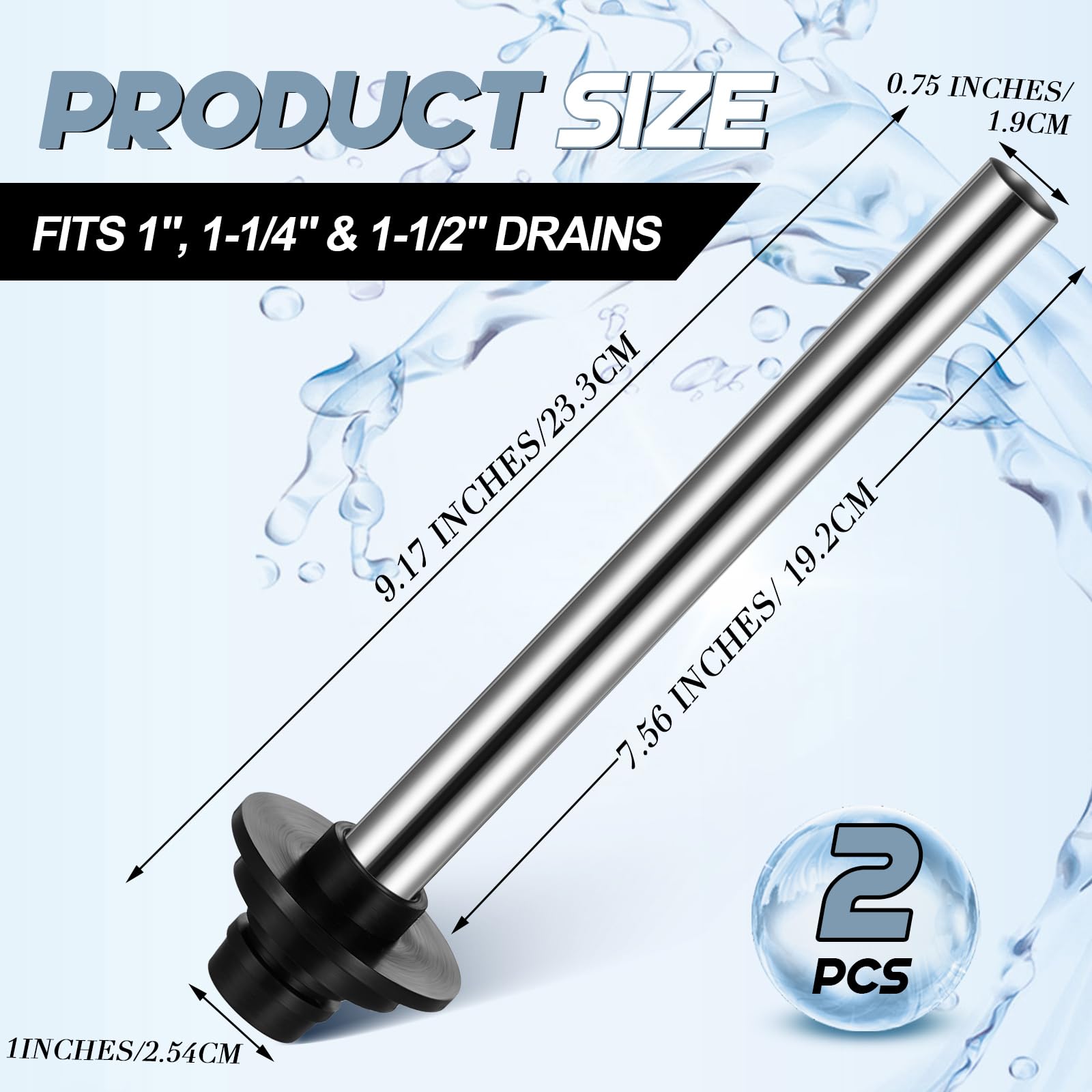 Tandefio stainless steel sink stopper combines durability with modern aesthetics