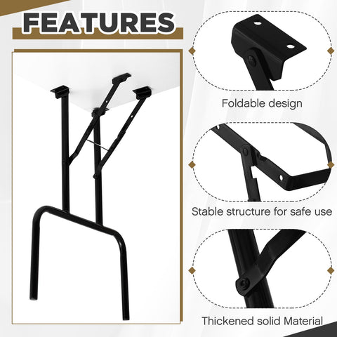 Tandefio table leg dimensions display 28.9 inches tall and 22 inches wide.