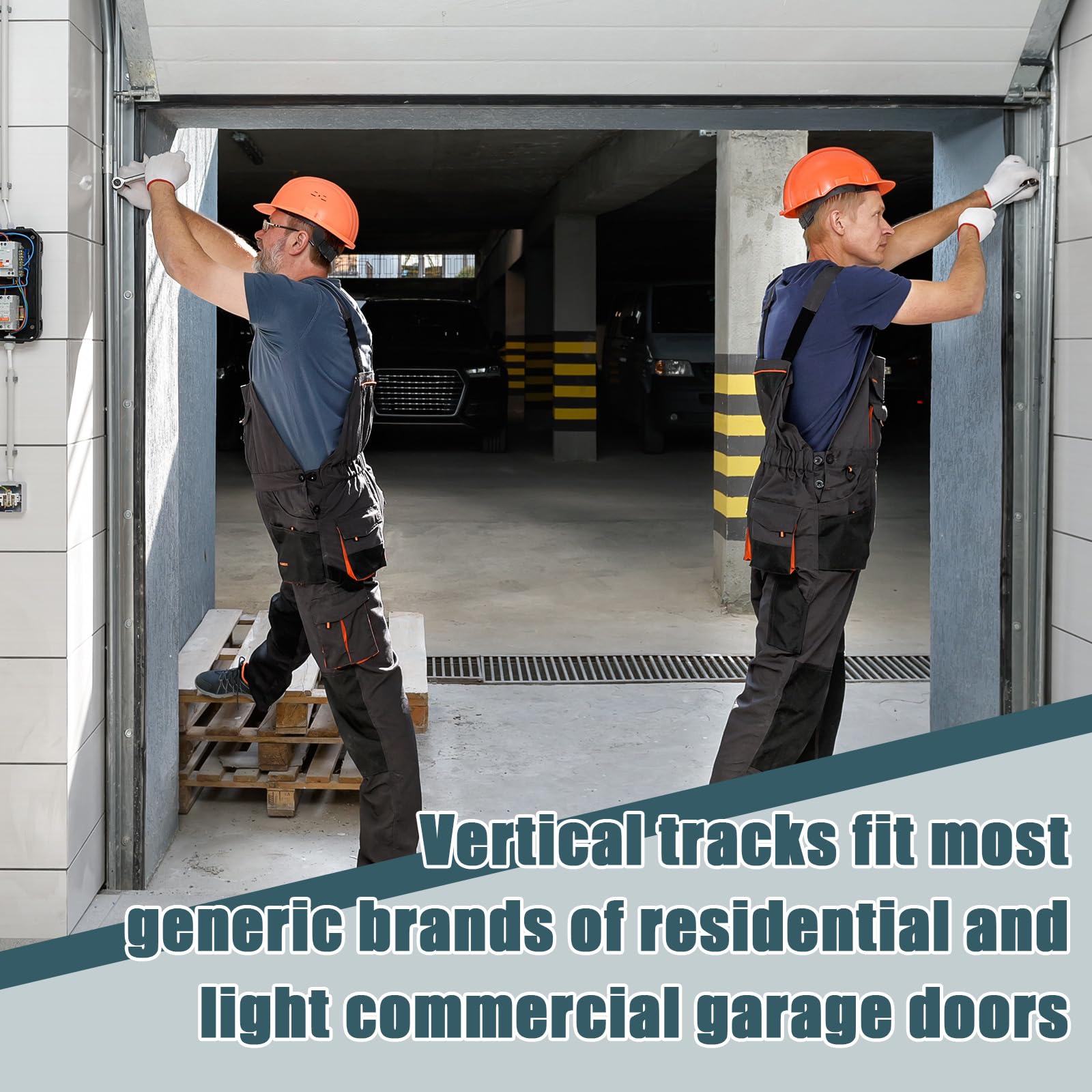 Tandefio track features multiple hole positions for easy height adjustments.