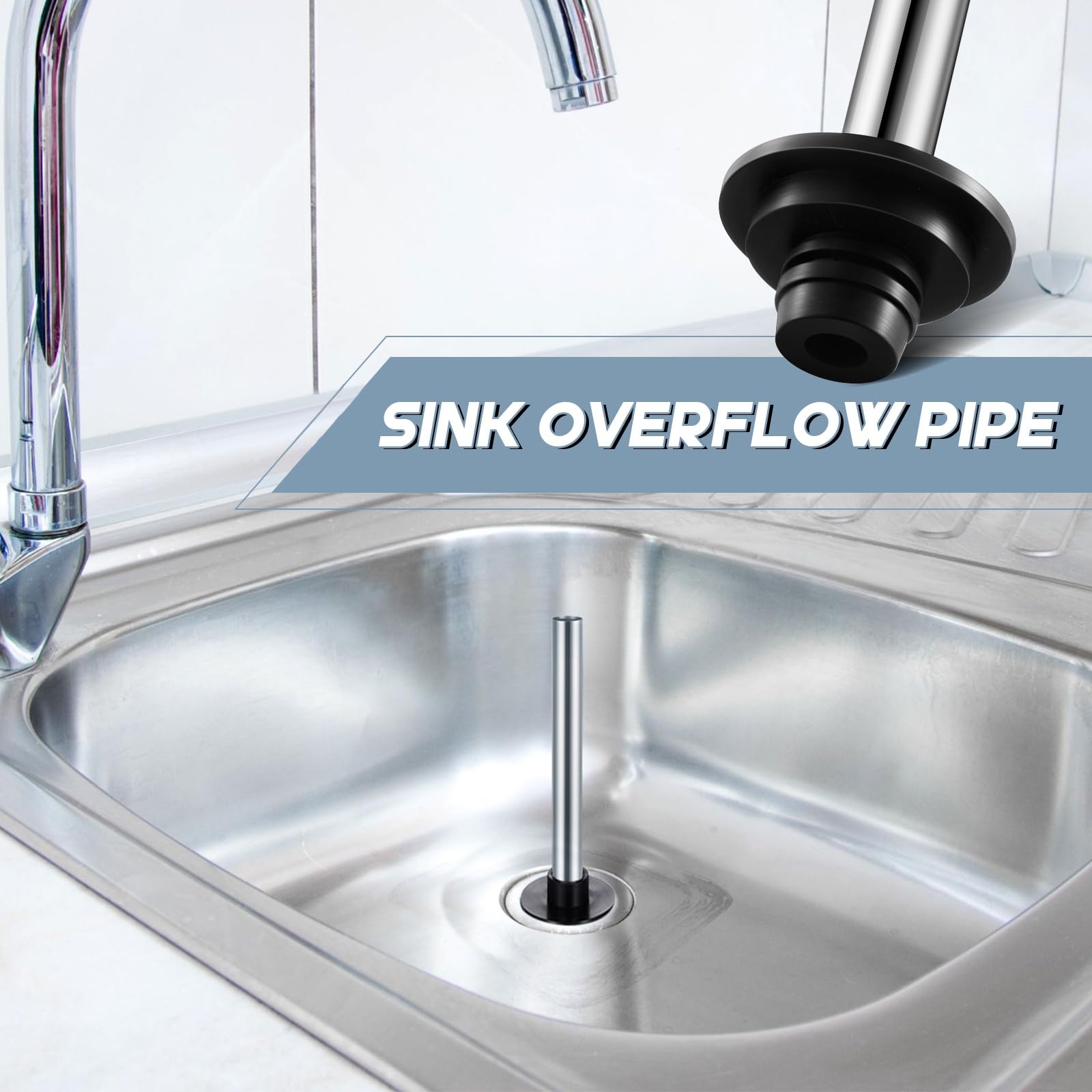 Tandefio universal drain fit for 1-1/4 inch drains supports easy replacements