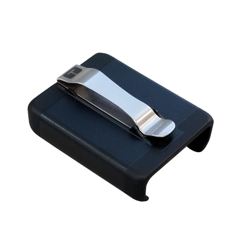Tandem Mobi Case Black with stainless steel clip for secure, on-the-go protection.
