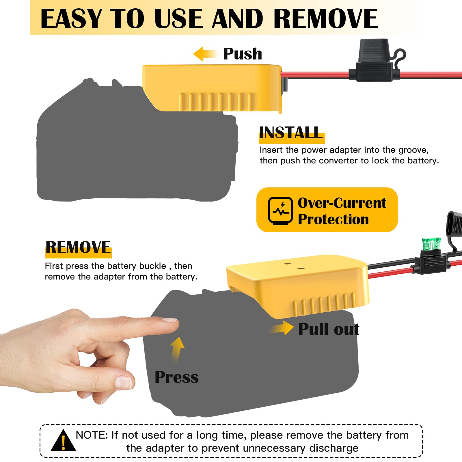 TANHEYIN easy-install screws enable secure mounting.