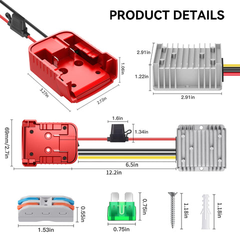 TANHEYIN easy mounting with two screws for secure installation