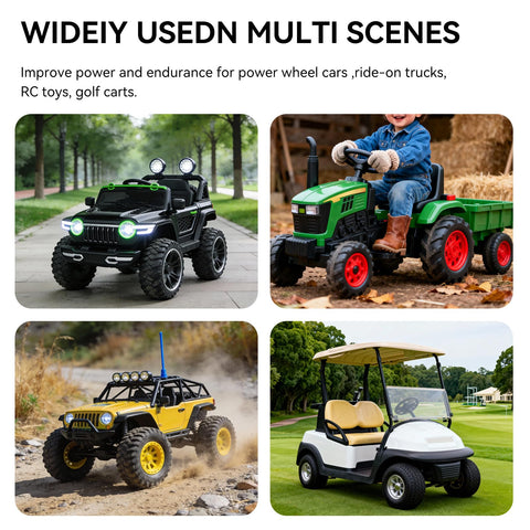 TANHEYIN ride-on toy car power setup using 12V supply