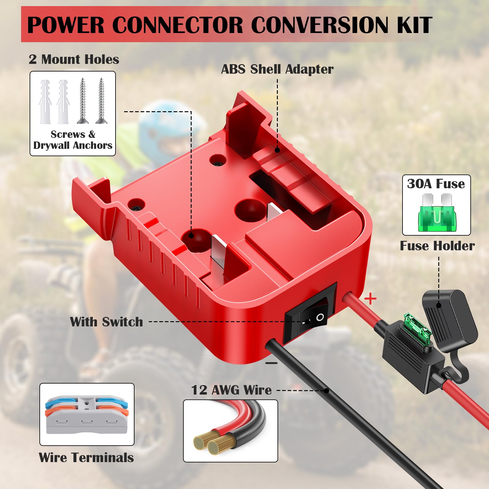 Tanheyin ride-on toy power adapter enabling longer play sessions and smoother rides.