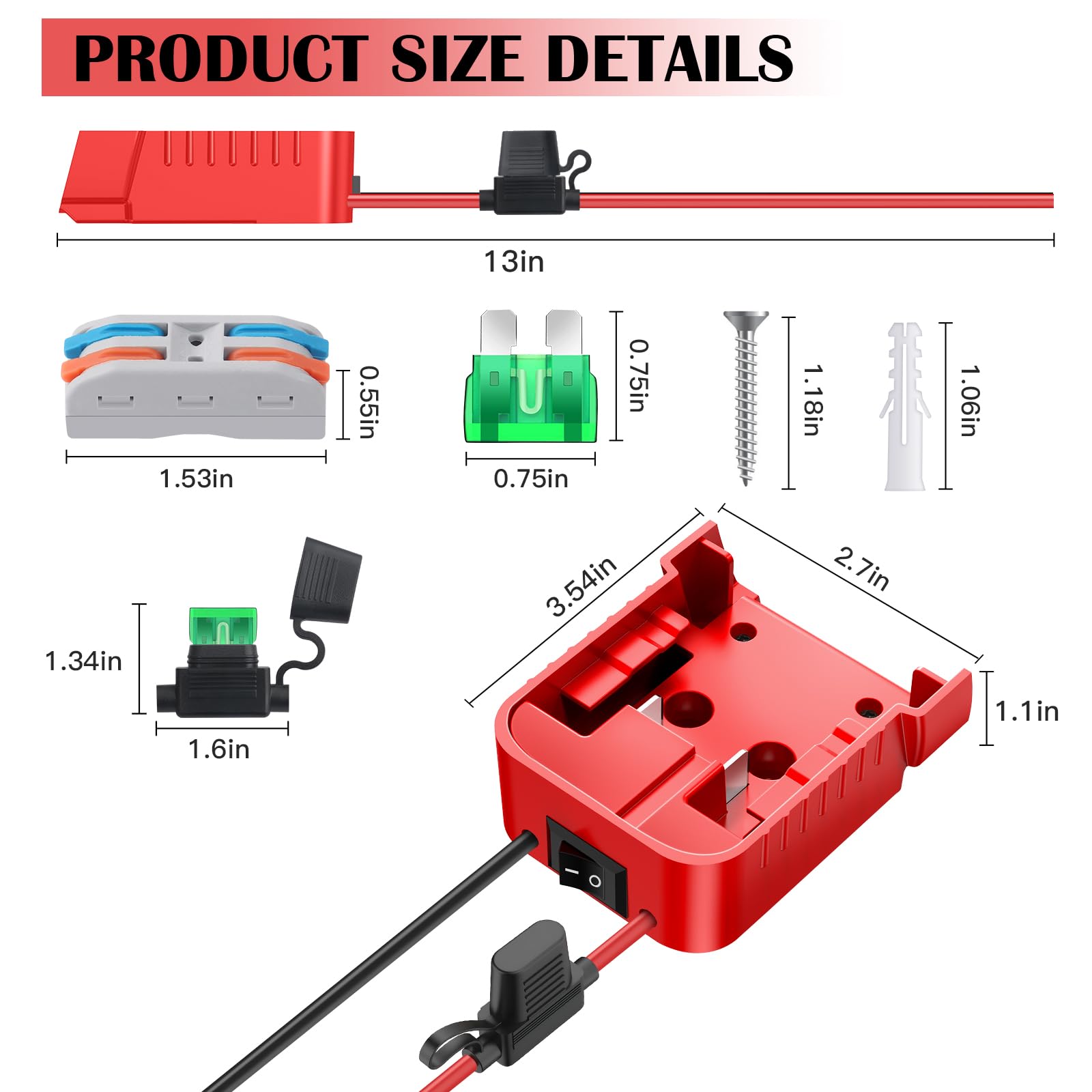 Tanheyin two-pack conversion kit offers flexible power options for various projects.