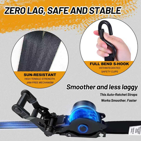 Tankpowersport strap in use on a truck bed demonstrates quick restraint