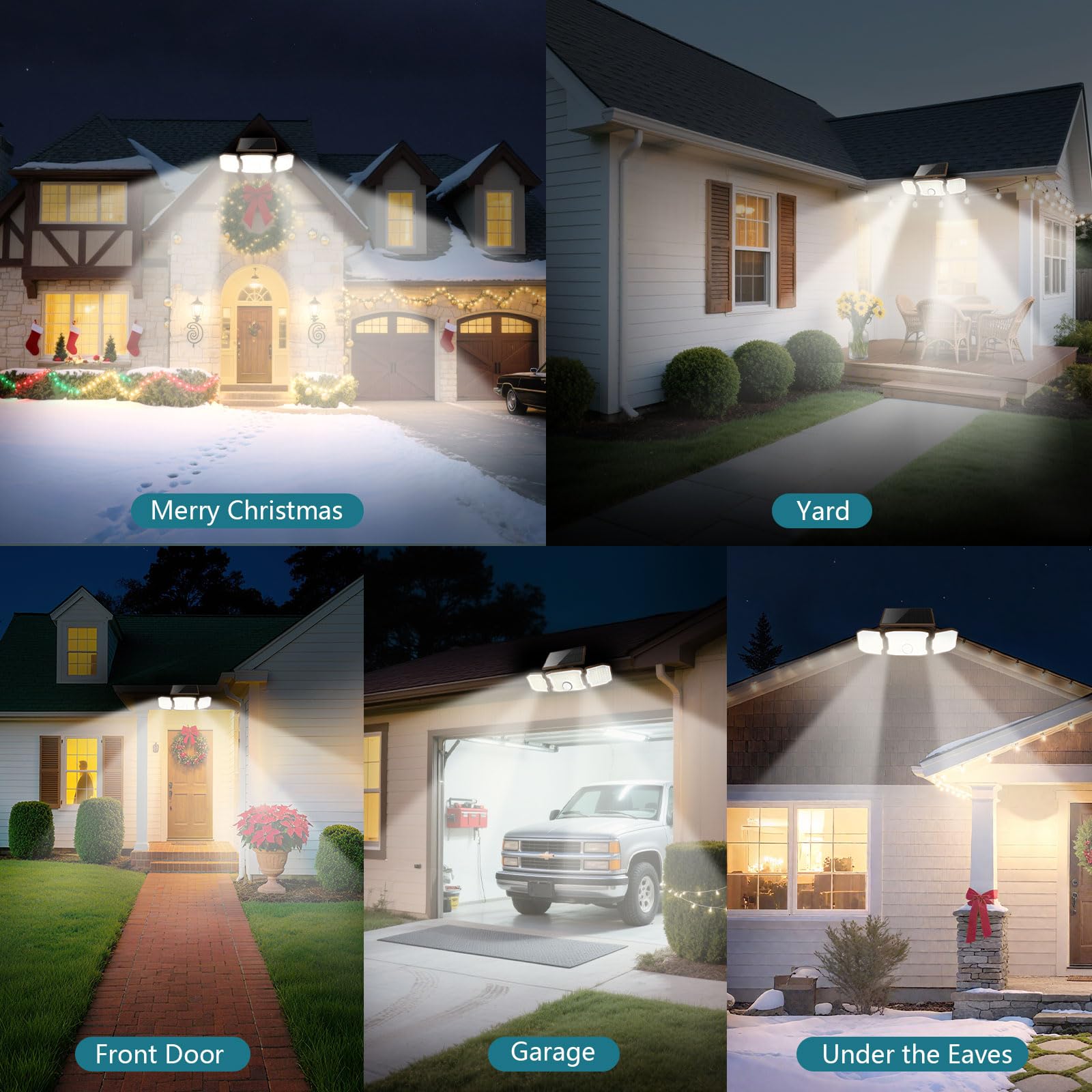 Tanlark solar lights run on a rechargeable battery via solar charging.