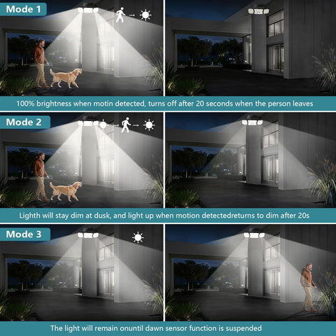 Tanlark Solar Motion Lights wall mount demonstrates quick, tool-free installation